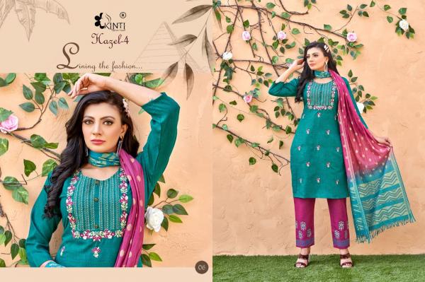 Kinti Hazel 4 Regular Rayon Exclusive Designer Readymade Collection